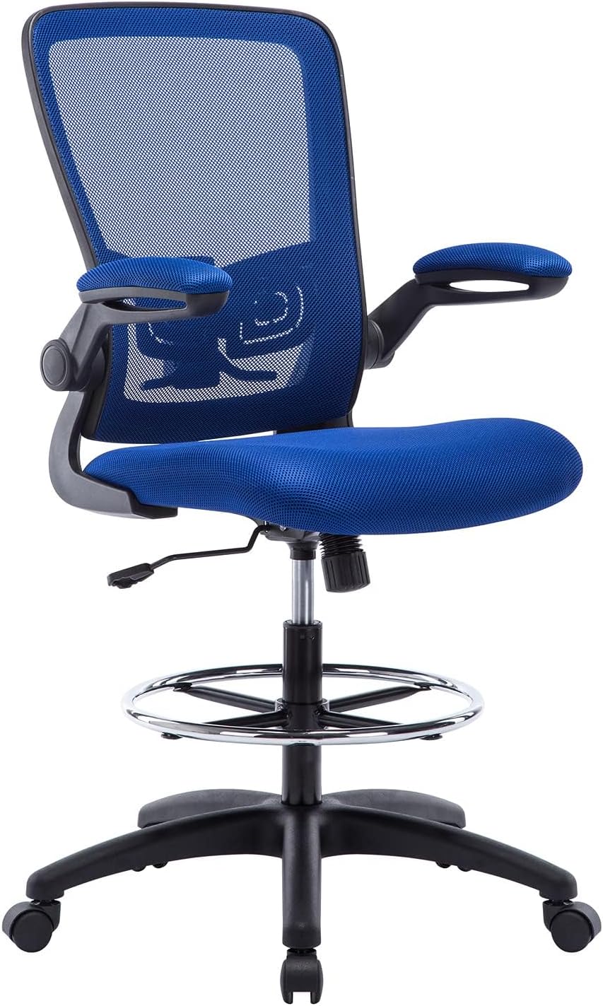 Naomi Home Serena Mesh Chair Blue/Black