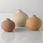 Ceramic Vase Set of 3, Bud Vases for Modern Farmhouse Home Decor, Cute Vases, Small Flower Vases for Dining Table Centerpieces,Living Room,Shelf,Mantel and Entryway Display