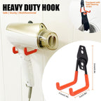 Heavy Duty Garage Storage Hooks, 2 Pack Utility Steel Garage Tool Organizer Wall Mount for Hanging Power and Garden Tools Ladders Hoses Bikes Ropes & Bulk Items