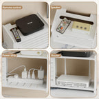 Wooden WiFi Router Storage Box Hider Shelf, Decorative Projector Box Hider Rack Countertop, for Cable, Modem, Internet, Router Power Cover Storage Organizer Cabinet Wall Mounted, Solid Wood