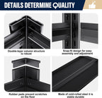 Heavy Duty Metal Garage Shelving Unit, 71.2" H x 35.4" W x 16" D, 5-Tier Adjustable Storage Shelves for Garage Storage, Standing Shelf Unit & Shelves Organizer for Home, Warehouse, Workshop