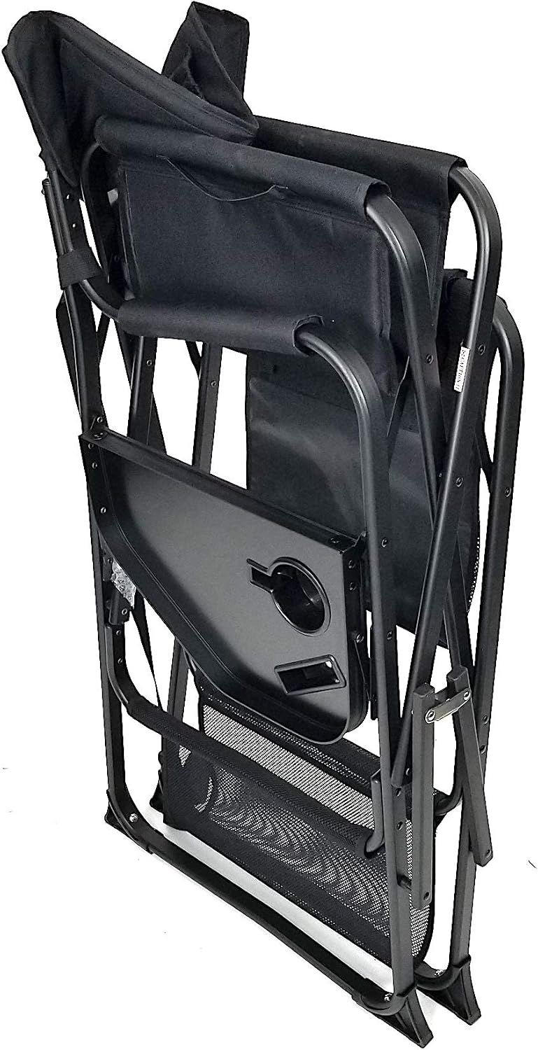 Deluxe TuscanyPro Portable Big Daddy Heavy-Duty Tall Director Chair - Perfect for Events - 29 Inch Seat Height