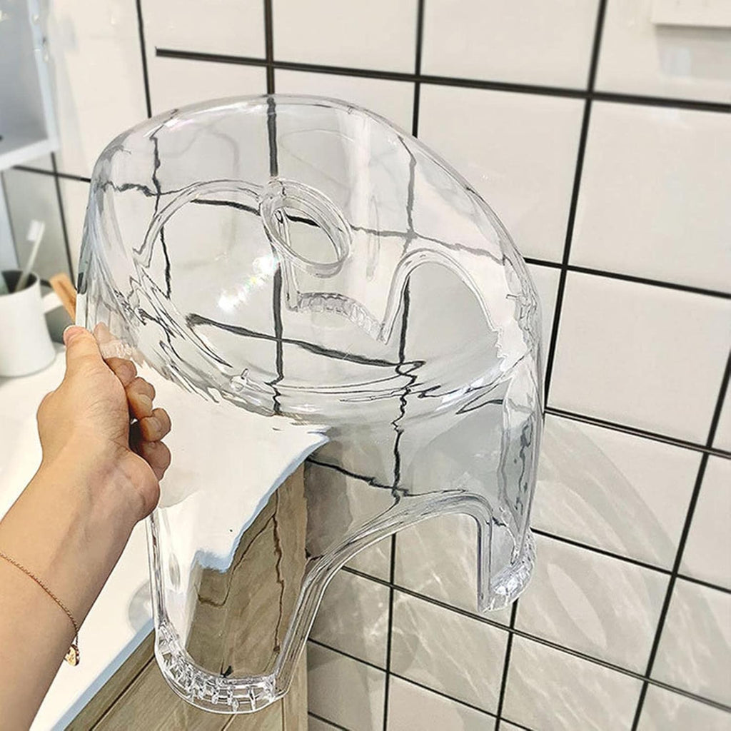 Shoe Changing Stool Transparent Acrylic Small Stool Non Slip Foot Rest Bench Multipurpose Stool Suitable for Kids Adults Home Porch Use