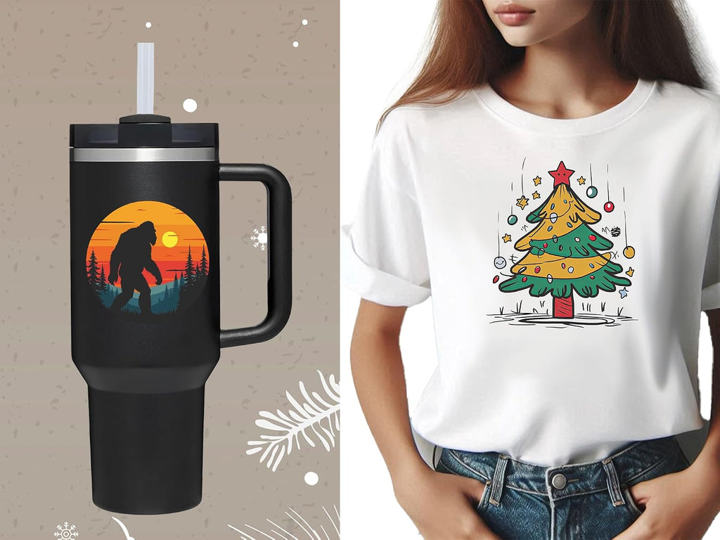 Bigfoot Gifts.40oz Bigfoot Tumbler with Handle.40oz Bigfoot Cup Tumblers Gift.Birthday Christmas Gifts for Bigfoots Lover Women.