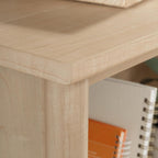 Sauder Whitaker Point Transitional Engineered Wood Library Hutch in Maple