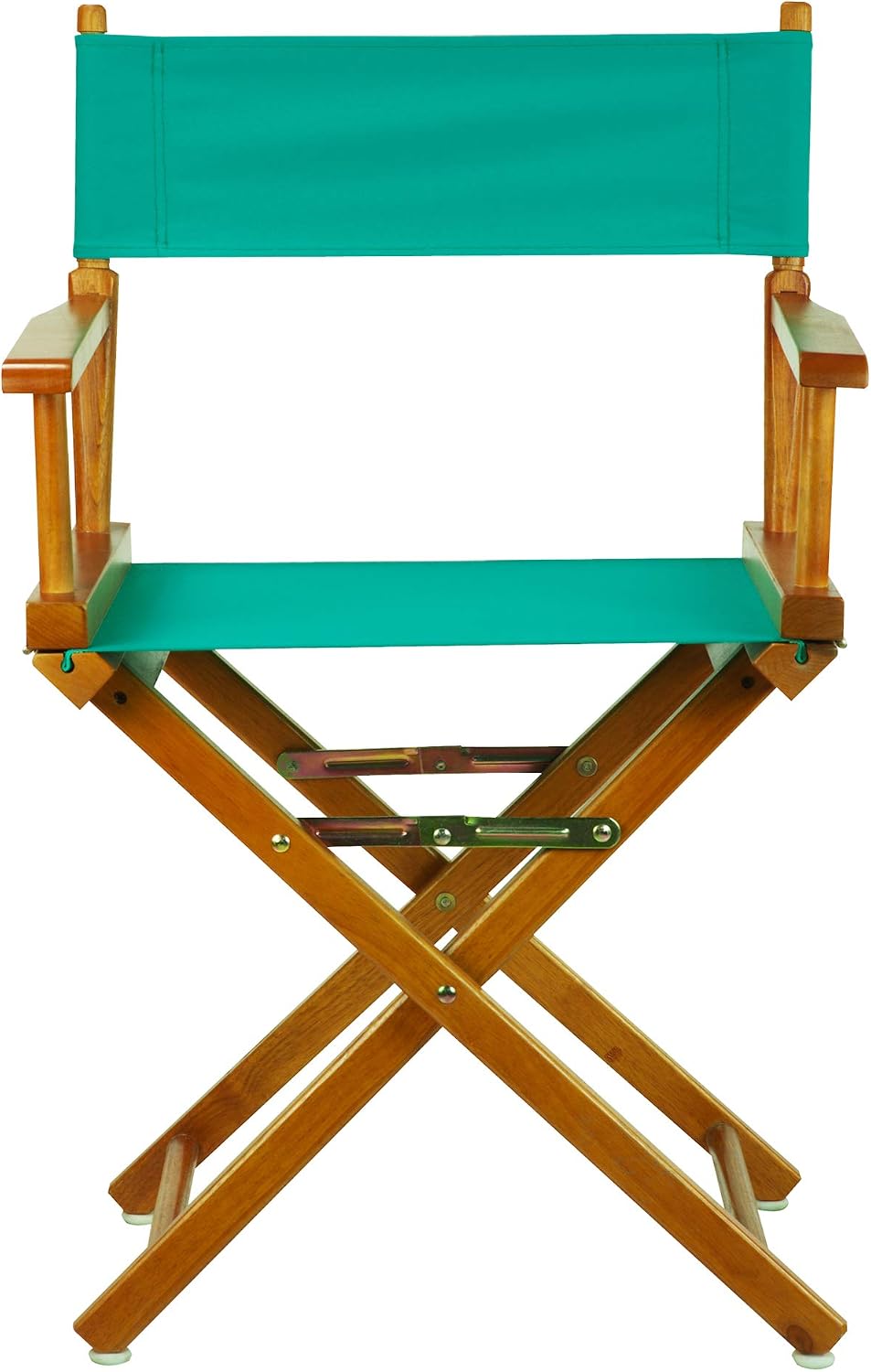 Casual Home 18" Director's Chair Honey Oak Frame with Teal Canvas
