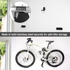 Eapele Bike Pedal Hanger Bicycle Wall Mount Horizontal Hanger, Heavy-duty 10GA Steel Plates Made, Support to 150lb, Compatible with Platform Pedal, Clipless Pedal, and Hybrid Pedal