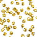 Fake Ice, 16 * 22mm 250 PCS, Golden Acrylic Ice Rocks, Acrylic Ice Cubes Clear Rocks Fake Diamonds Clear Acrylic Vase Filler