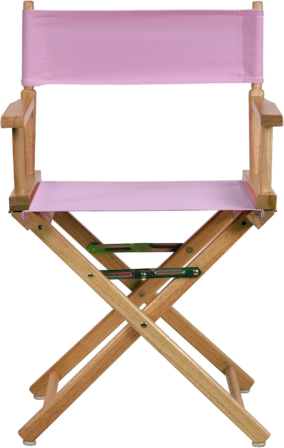 Casual Home 200-00/021-22 Director Chair 18" - Classic Height Natural Frame/Pink Canvas