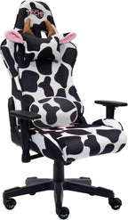 Techni Sport Black Cow Gaming Chair