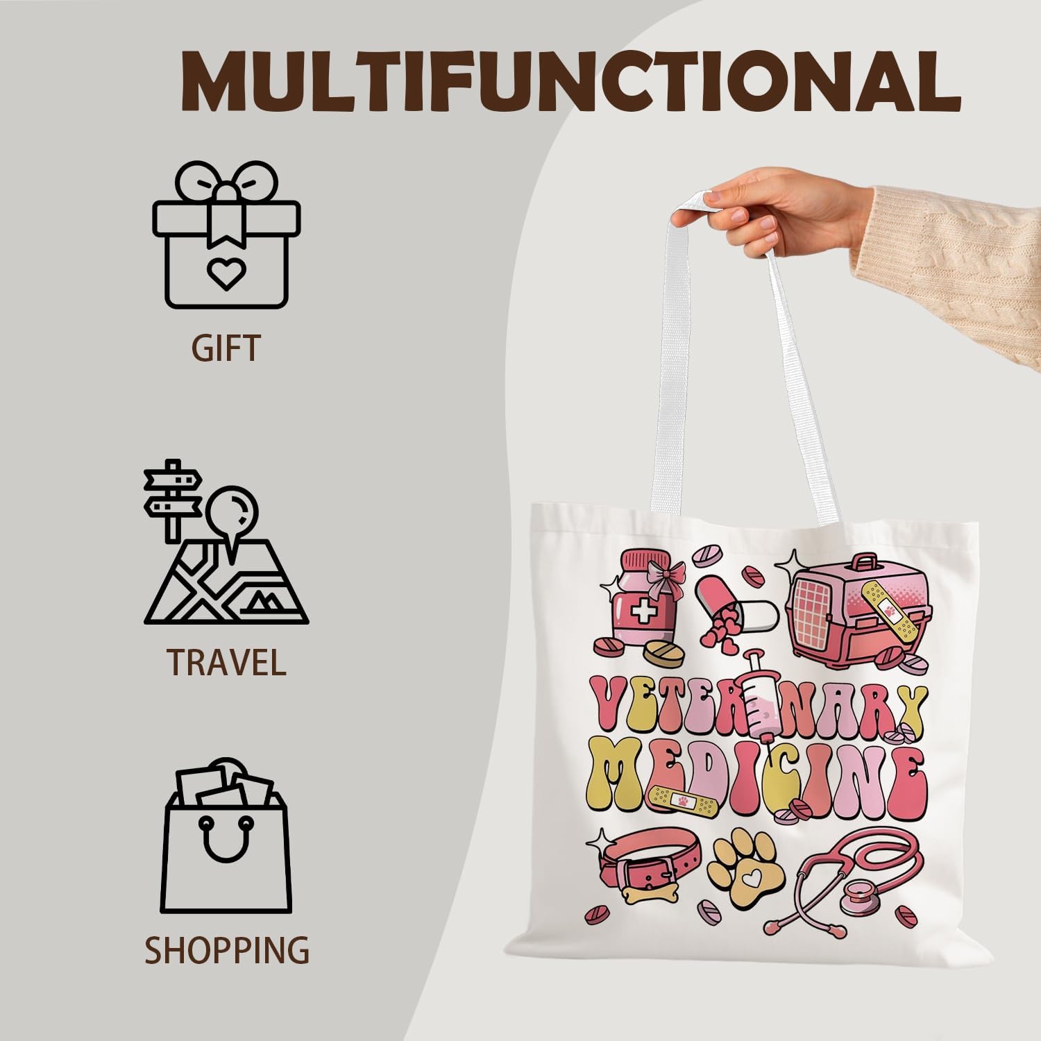 FBB Doctor Reusable Shopping Grocery Bags