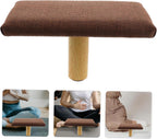 PRETYZOOM Yoga Meditation Bench Seiza Prayer Stool with Cushion Wooden Posture Support Chair for Meditation and Sitting Under 150cm Height