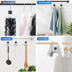 1 Pack Belt Hanger, Belt Organizer for Closet | 360° Rotatable, Max 24 Belt Storage, Space Saving, Closet Organizers and Storage