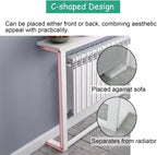 Modern Narrow Hallway Accent Table, Behind Couch Slim Table for Dorm Room, Wooden Window Sill & Radiator Tables for Home Office(White,160x20x80cm)