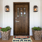 Funny Shoes Beware of Shark Rug Front Door Rugs Indoor Farmhouse Kitchen Mats(65X90CM)