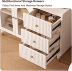 Pantry Storage Cabinet with Doors and Shelves, Food Pantry Cabinet, Farmhouse Coffee Bar Station with Doors and Shelves, for Dining Room, Living Room(Black,135x60cm/53.1x23.6in)