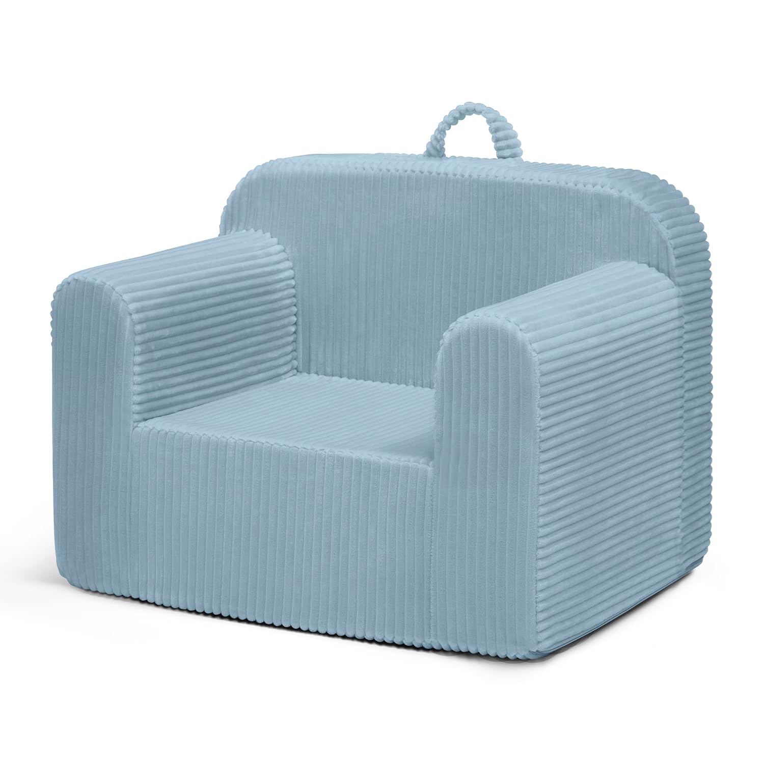 Delta Children Cozee Corduroy Foam Chair, Blue
