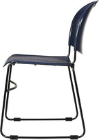 OEF Furnishings OEF855-CL/4 Ultra Compact Commercial Stack Chair (Navy Blue, 4-Pack)