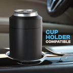 Frost Buddy NCAA Universal Buddy - Fits all - Stainless Steel Can Cooler for 12 oz & 16 oz Regular or Slim Cans & Bottles - Stainless Steel (College Team Tigers)