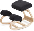 Ergonomic Kneeling Chair with Extra Padding - Posture Support Comfortable Desk Chair - Angled Rocking Stool & Balancing Seat - Natural Relief for Neck or Back Pain (with Extra Padding)