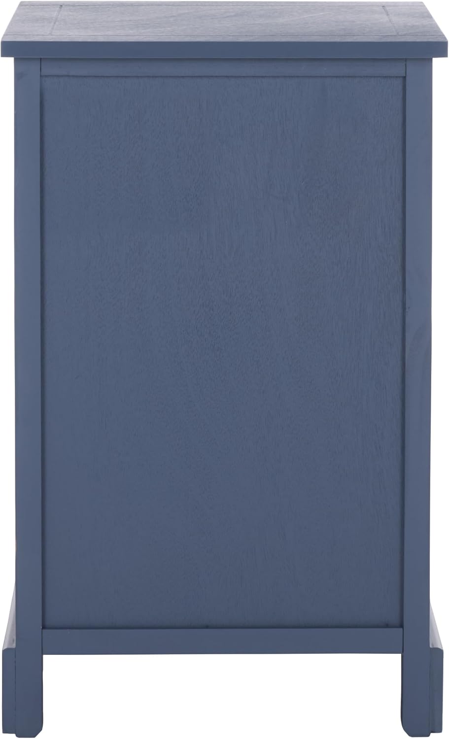 SAFAVIEH Furniture - Carrie 3-Shelf Side Table - Blue - Solid Wood - Farmhouse Tiered Design - Ideal for Living Room, Entryway, Home Office, 16" W x 13" D x 26" H - Fully Assembled (AMH5700K)