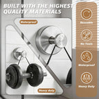Suction Cup Hooks, Removable Shower Hooks, 4-Pack, Brushed Nickel | No Wall Damage | Strong Hold on Tile, Mirrors & Glass | Bathroom & Kitchen Use | Perfect for Towels, Loofahs, Robes & Coats