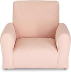 Kid Rocking Chair for Toddlers, Child Chair for Little Kids, Upholstered Toddler Armchair for Children, Comfy and Cute Little Kid Chairs (Rockers, Blush)