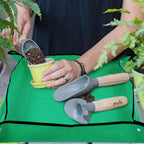 Repotting Mat for Indoor Plant Transplanting and Mess Control, Thickened Waterproof Potting Tray Foldable Succulent Potting Mat Portable Gardening Mat Garden Gifts for Women & Men, 27"x 27"