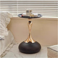 Center Table Sofa Side Several, Mini Simple Home Bedroom Bedside Table, Creative Corner Cabinet Storage Shelf(Black)