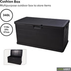 MIRADA IPAE-PROGARDEN ALPHA 340LT TRUNK BOX 118X59XH57 Anthracite