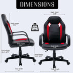 Video Game Chair Computer Gaming Racing Ergonomic for Teens Adults Kids Gamers Home Office Executive Task Desk
