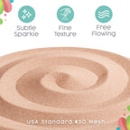 Sandsational Sparkle Pink Chiffon Unity Sand -1.5 LB (22 oz), Pastel Pink Colored Sand for Weddings, Vase Filler, Home Decor, Crafts, Terrariums, and More