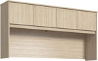 Bush Business Furniture Studio C 72W Desk Hutch in Natural Elm, Storage for Home or Professional Office