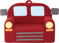 MOMCAYWEX Comfy Toddler Chair, Snuggly Kids Armchair, Red Fire Truck