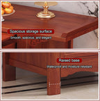 Bamboo Meditation Altar Table with Storage, Chinese Pooja Cabinet, Offering Table with Drawer, Buddhist Shrine Altar for Living Room, Small Spaces(88cm/34.6in)