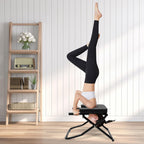 AngelcityCC Yoga Headstand Bench Stand Yoga Chair for Family Gym Relieve Fatigue Build Up Body, Strength Training Inversion Equipment for Relaxation and Strength