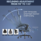 Soontrans Velvet Fabric Ergonomic Gaming Chair with Footrest, Reclining Office Computer Desk Game Chairs with Massage Lumbar Cushion,Headrest,Comfortable Video Gamer Chair for Adult