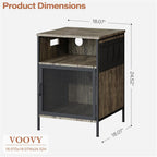End Table with USB Charging Hub & Storage Pocket, Modern Metal Side Table Adjustable Feet for Bedside, Living Room