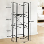 5 Gallon Water Jug Holder, 4-Tier Water Bottle Stand for 5 Gallon Water Dispenser, Water Jug Rack for Kitchen Living Room, Office
