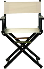 Casual Home 18" Director's Chair Black Frame with Wheat Canvas