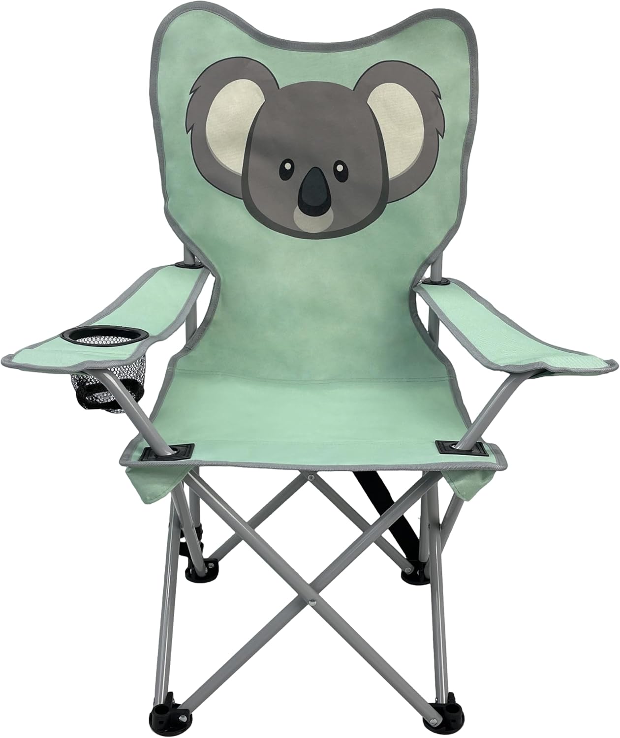 MOUNTAIN SUMMIT GEAR Kids Camping Chair - Foldable Camp Chair with Carrying Strap for Outdoor Recreation, Sports, Camping and Fishing (by Caddis Sports) (1, Koala)