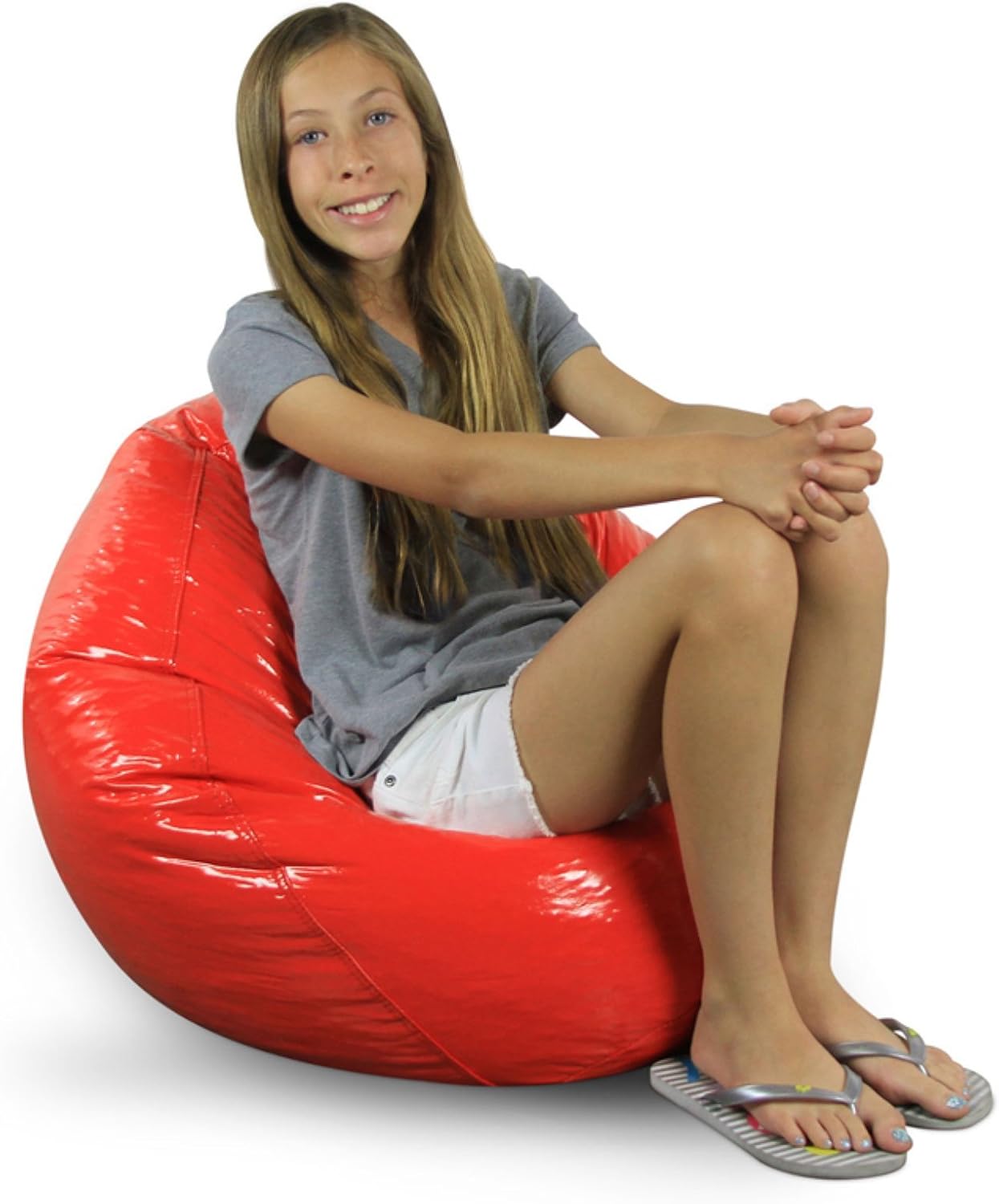 American Furniture Alliance Wetlook Bean Bag Jr Child, Green
