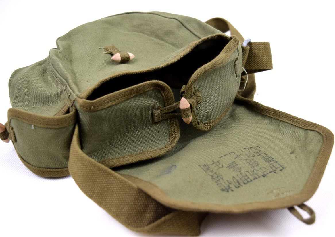 Surplus Vietnam War Period Chinese Military Drum Mag Pouch