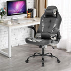 Meet Perfect Gaming Ergonomic Office Desk Chair - Leather Computer With Lumbar Support and Head Pillow - Modern Executive Adjustable Rolling Swivel Task for Home Office, Camo