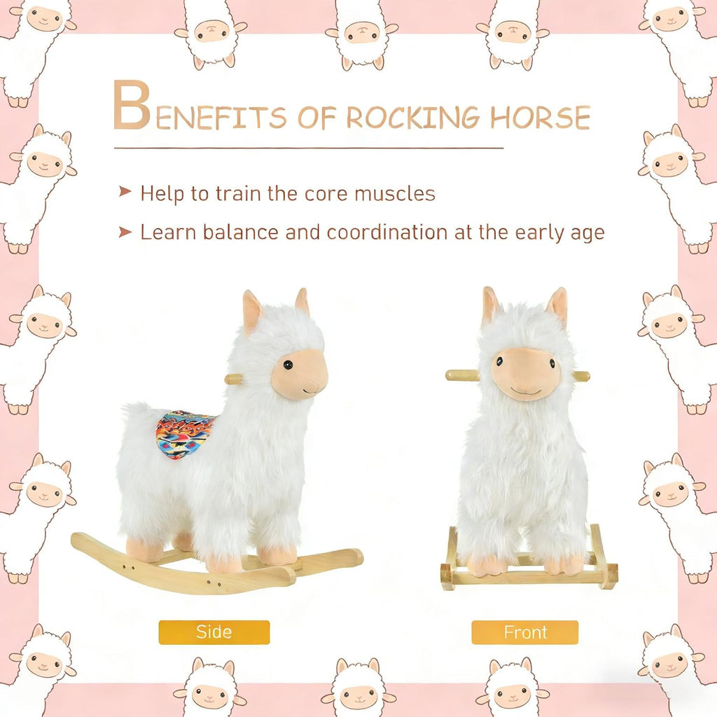 Llama Style Rocker Soft,Kids Rocking Toy