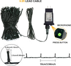 PMS Smart WiFi LED Christmas Lights, APP-Controlled RGB Fairy String Lights, Ideal for Xmas Tree, Garden, Home, Party, Halloween Festival Deco (99ft-300LED)