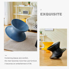 360° Swivel Gyro Chair for Kids, Spinner Seat for Autism, One-Piece Molded Lounge Seat for Sensory Training, Relaxation in Bedroom, Living Room, Camping, Backyard