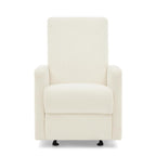Delta Children Dove Recliner Chair – Manual Recliner with 2 Positions and Glide Motion - Greenguard Gold Certified, Pearl Boucle