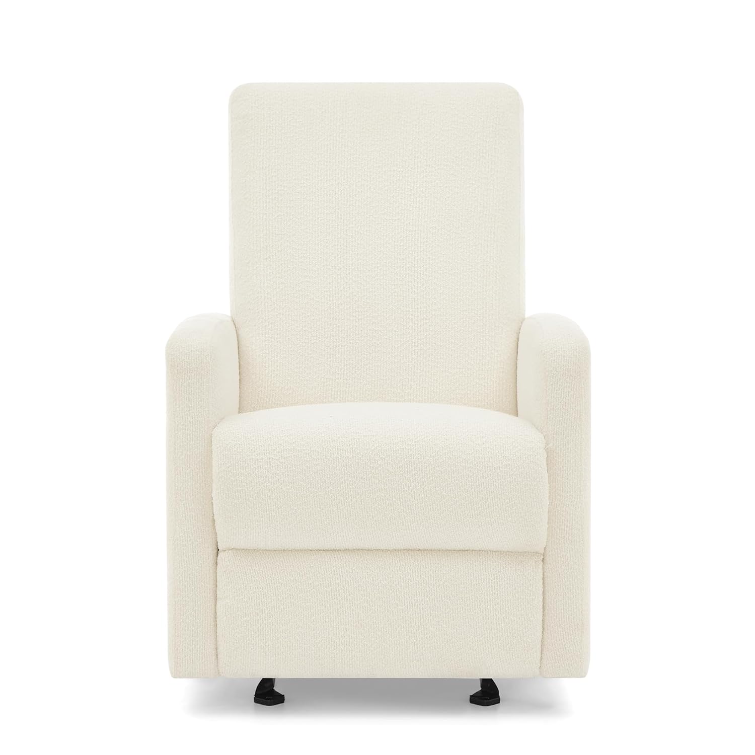 Delta Children Dove Recliner Chair – Manual Recliner with 2 Positions and Glide Motion - Greenguard Gold Certified, Pearl Boucle