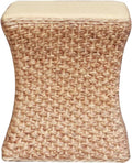 Vine Woven Stool Household Small Apartment Small Stool,Boho for The Living Room, Bedroom, Nursery, Patio, Lounge